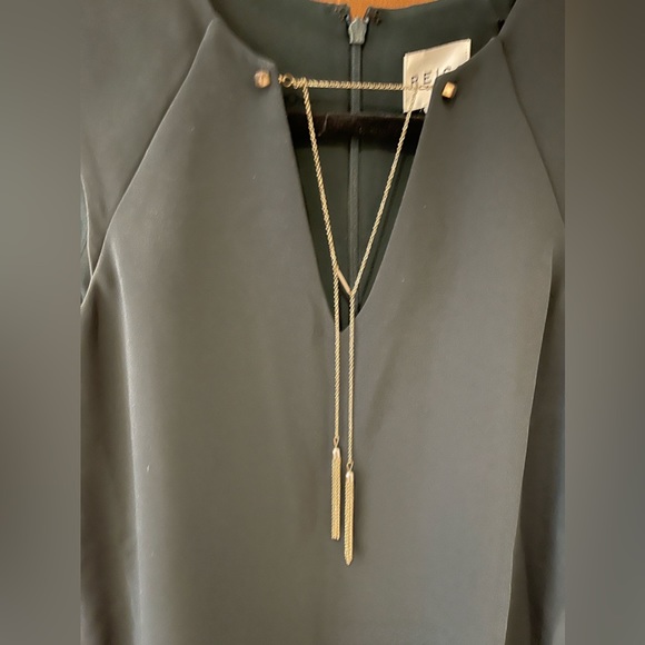 Reiss Green Shift Dress Size US 6 - Picture 2 of 6